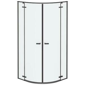 Zuhanykabin félköríves Delta2 90x90195 black kép
