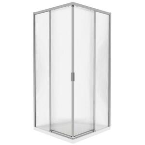 Zuhanykabin négyzet Eter 90x90x190 króm kép