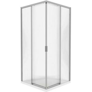 Zuhanykabin négyzet Eter 80x80x190 króm kép