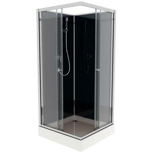 Zuhanykabin négyzet Elize 90x90 króm kép