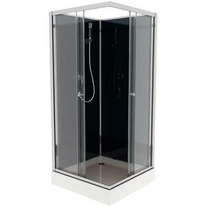 Zuhanykabin négyzet Elize 80x80 króm kép