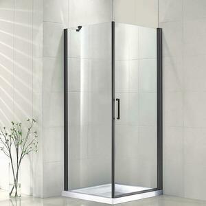 Zuhanykabin Vela Black 80x80x190 kép