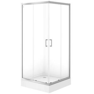 Zuhanykabin Brasco 90x90x190 króm S168-006 kép