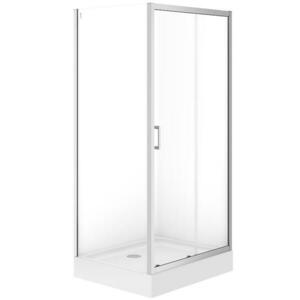 Zuhanykabin Brasco Slide 100x80x190 króm S168-013 kép