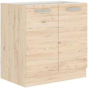 Konyhaszekrény Karolina tölgy bordeaux 80D 2F BB kép