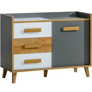 Komód W6 Werso Riviera/Fehér/Antracit kép