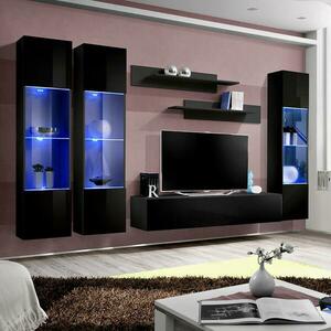 Nappali bútor Fly C3+üveg fekete kép