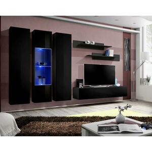 Nappali bútor Fly C5+üveg fekete kép