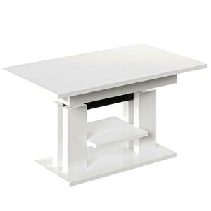 Kinyitható asztalok felhúzható Iso 110/170x65 cm Fehér fényű kép