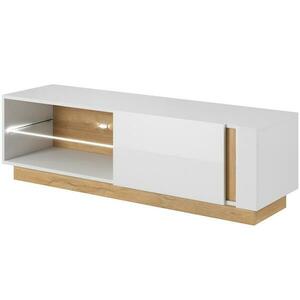 Szekrény RTV 138 Arco G tölgy grandson kép