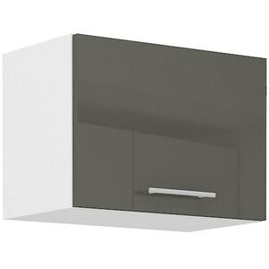 Konyhaszekrény Lara 50gu-36 1f Mdf szürke fényes kép