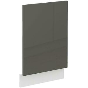 Konyhaszekrény Lara Zm.570x446 Mdf szürke fényes kép