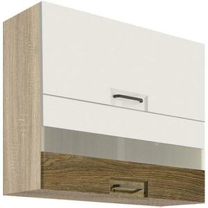 Konyhaszekrény Favorit 41g Sonoma/White+Ribbeck kép