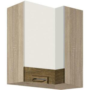 Konyhaszekrény Favorit 45g Prawa Sonoma/White+Ribbeck kép