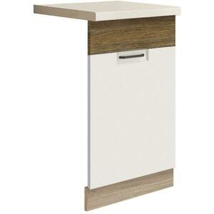 Konyhaszekrény Favorit Zm45 Sonoma/White+Ribbeck kép