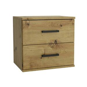 Éjjeliszekrény Goda II 2S artisan + Fekete fogantyú kép