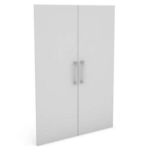 Készlet 2 ajtó regál Torino 75x1, 6x105 cm fehér kép