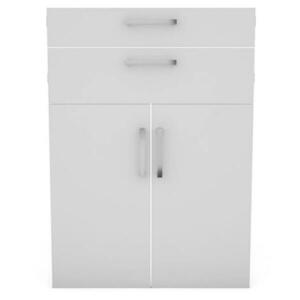 Készlet 2 ajtó és 2 fiók fehér a regál Torino kép