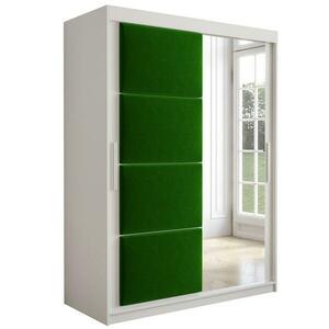 Szekrény Tapi 150 Fehér/zöld kép