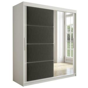 Szekrény Tapi 180 Fehér/szürke kép