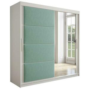 Szekrény Tapi 200 Fehér/Pisztácia kép