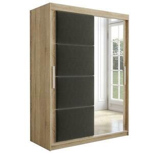 Szekrény Tapi 150 tölgy Sonoma/szürke kép