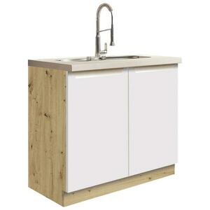 Konyhaszekrény Glamour13d White kép