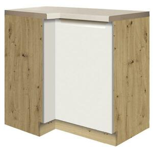 Konyhaszekrény Glamour14d jobb White kép