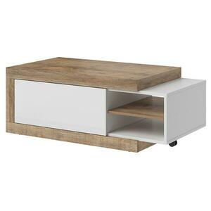 Dohányzóasztal Sintra 99 tölgy samdal-fehér/tölgy Samdal fehér kép