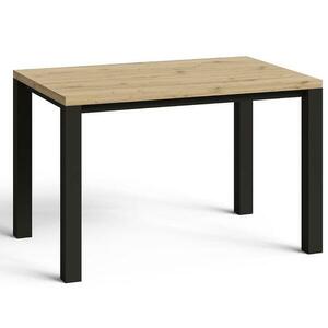 Asztal Oskar D120 artisan/fekete kép