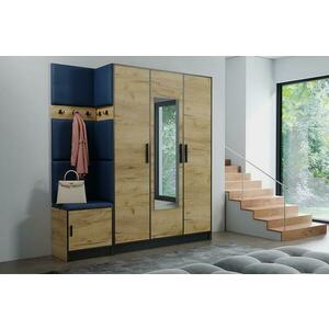 Előszobafal bútor Roj 14 craft + Kronos 09 kék kép