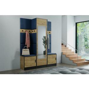 Előszobafal bútor Roj 16 craft + Kronos 09 kék kép