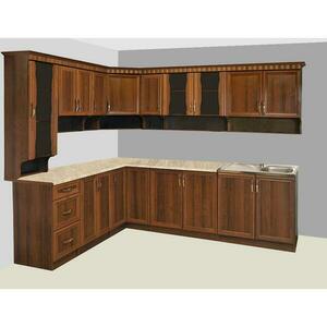 Konyhabútor Bona Merkury sarok, dió kép