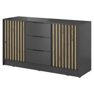 Komód Nelly 3D Grafit/Artisan kép