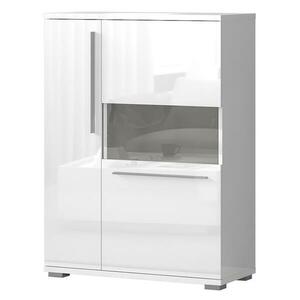 Vitrin Piano V90-2KS/PN-70/KA/70 crystal white kép