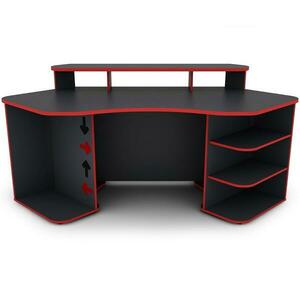 Íróasztal Matrix 2 grafit/piros kép