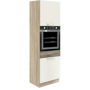 Konyhaszekrény Econo 20d Sonoma/fehér/San Remo kép