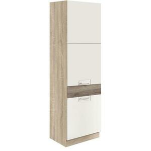 Konyhaszekrény Econo 21d Sonoma/fehér/San Remo kép