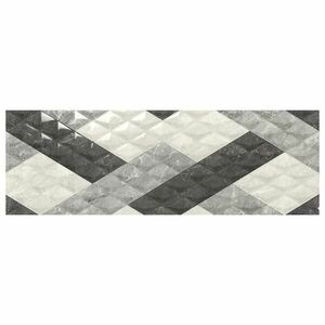 Csempe dekoratív Optic Balmoral Silver 30/90 kép