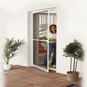 Ajtó szúnyogháló alumínium 100x215 barna kép