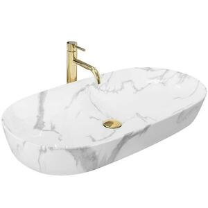 Mosdókagyló lapon Cleo 81 Marmo Shiny kép