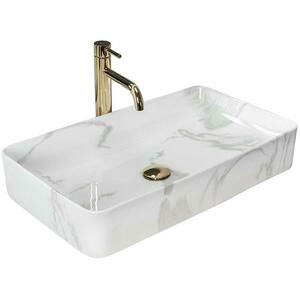 Mosdókagyló lapon Denis Marmo Shiny kép