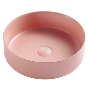 Mosdókagyló lapon Marubo pink 35, 5 kép