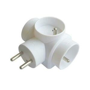 Elosztó 3X2P+Z Z/U fehér 28207 kép