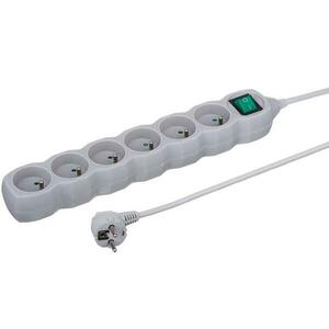 Hosszabbító kábel kikapcsolóval 6G 3x1 Z/U 3m 24367 szürke kép