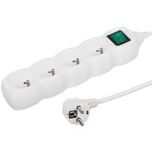 Hosszabbító kábel 4G 3x1 Z/U 1, 5m 35415 fehér konnektorral kép