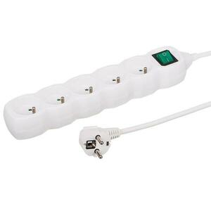 Hosszabbító kábel 5G 3X1 Z/U 1, 5M 35515 fehér kép