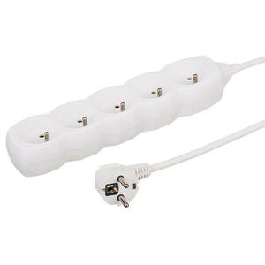 Hosszabbító kábel 5G zásuvky 3x1 z/u 3m 34530 fehér kép