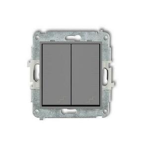 27MWP-33 Lépcső kapcsoló dupla szürke matt kép