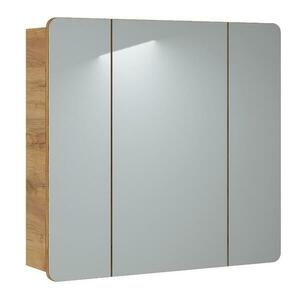 Fürdőszoba szekrény + tükörrel Aruba 3D 80 cm kép